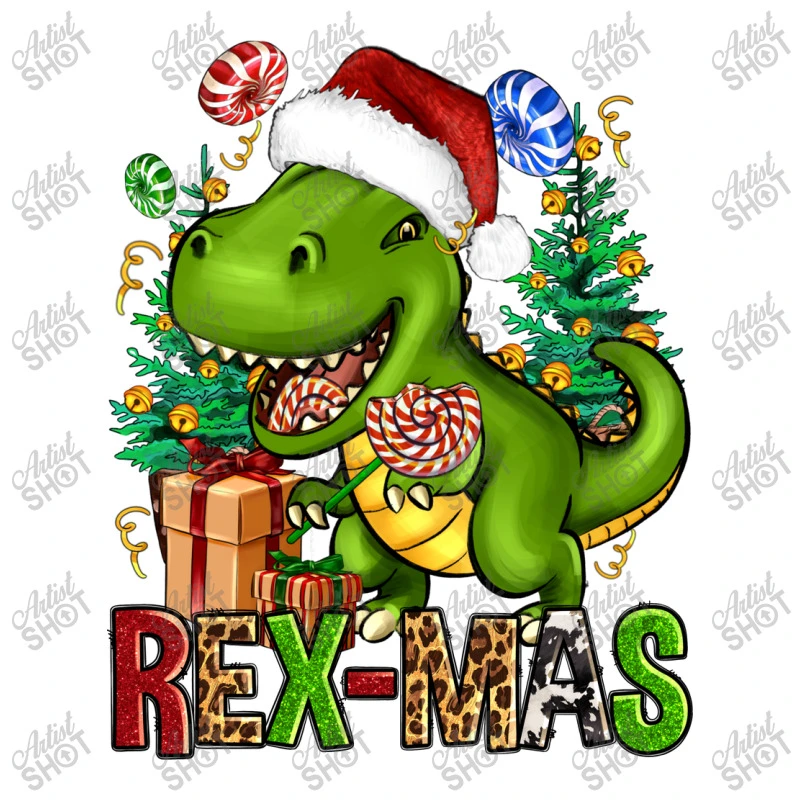 Christmas Rex-Mas Toddler T-shirt 5 Christmas Rex-Mas Toddler T-shirt - Image 3