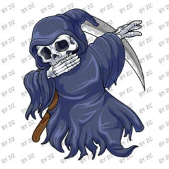 Dabbing Grim Reaper Halloween Costume Creepy Boys Youth Hoodie -Kids Tshirts Zone d.2526163601.25064401.s3.1 ffffff Wml6 800x800 1