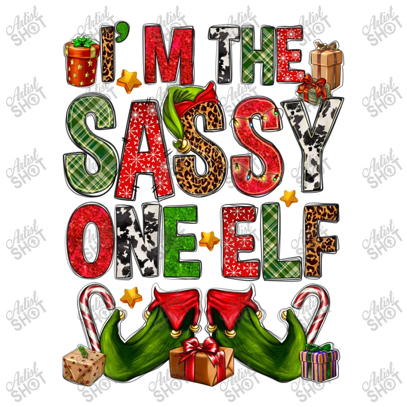 I'm The Sassy On The Elf Youth Sweatshirt 7 I'm The Sassy On The Elf Youth Sweatshirt - Image 5