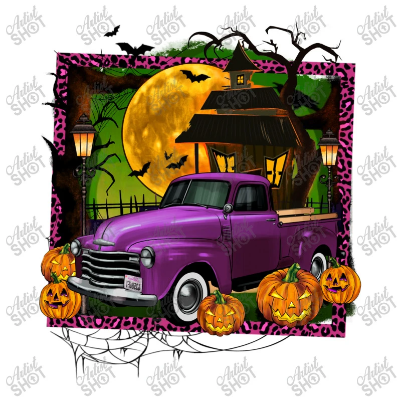 Halloween Farm Truck Youth Hoodie 7 Halloween Farm Truck Youth Hoodie - Image 5
