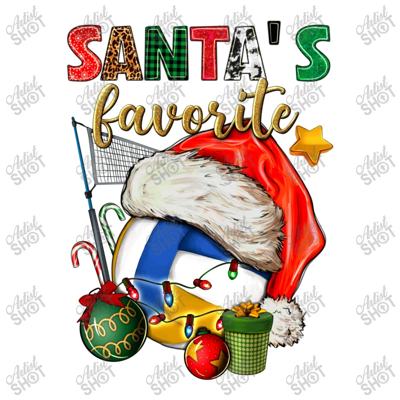 Santa's Favorite Volleyball Youth Sweatshirt 7 Santa's Favorite Volleyball Youth Sweatshirt - Image 5