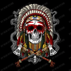 Native American Chief Skull Indian Youth Sweatshirt -Kids Tshirts Zone d.2526650502.25083769.s3.1 000000 Um9iIFN0b3Jl 800x800 1