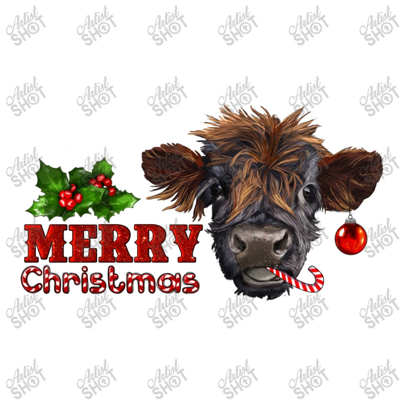 Merry Christmas Calf Toddler T-shirt 5 Merry Christmas Calf Toddler T-shirt - Image 3