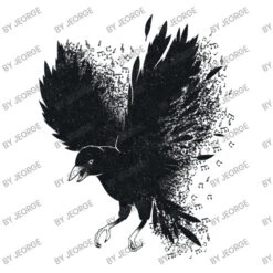 Melting Crow Musical Notes Toddler T-shirt -Kids Tshirts Zone d.2526915575.25072766.s3.1 ffffff SmVvcmdl 800x800 1