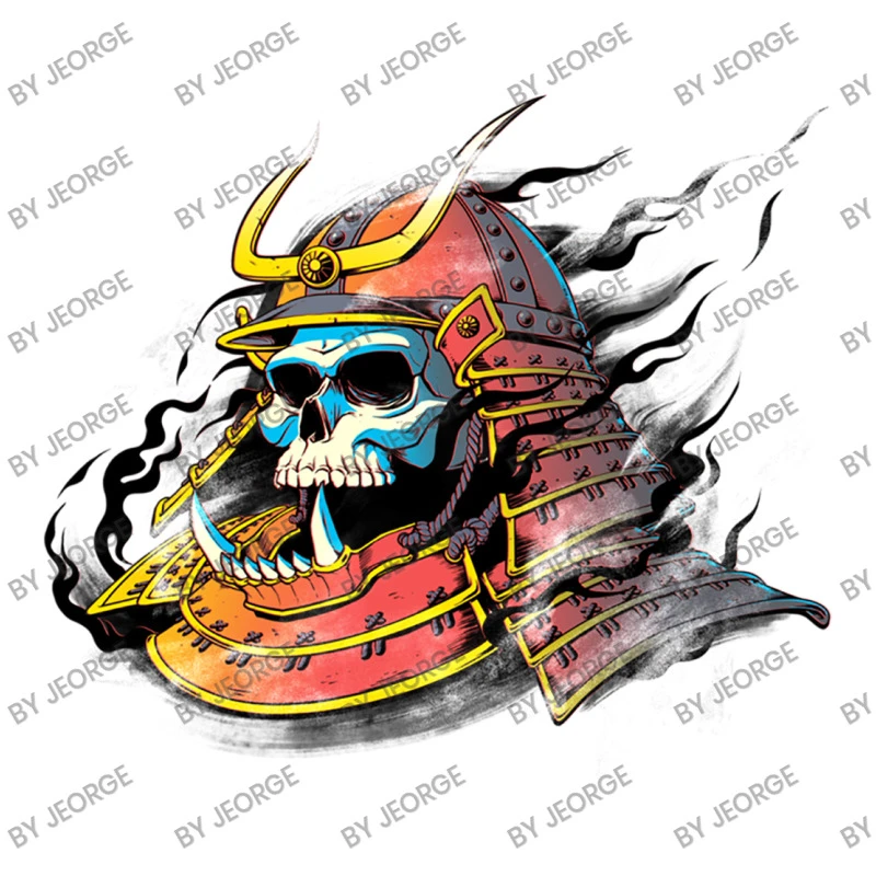 Samurai Skull Toddler T-shirt 5 Samurai Skull Toddler T-shirt - Image 3
