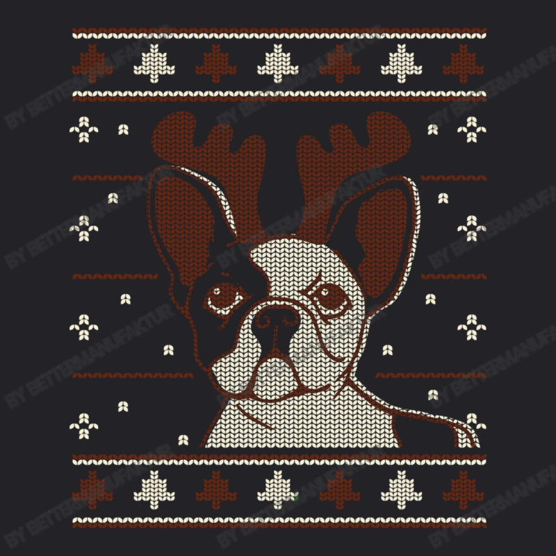 Ugly Christmas French Bulldog Puppy With Reindeer Youth Tee 7 Ugly Christmas French Bulldog Puppy With Reindeer Youth Tee - Image 5