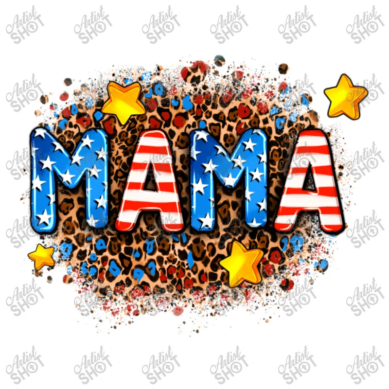 Usa Mama Leopard Background Toddler T-shirt 5 Usa Mama Leopard Background Toddler T-shirt - Image 3