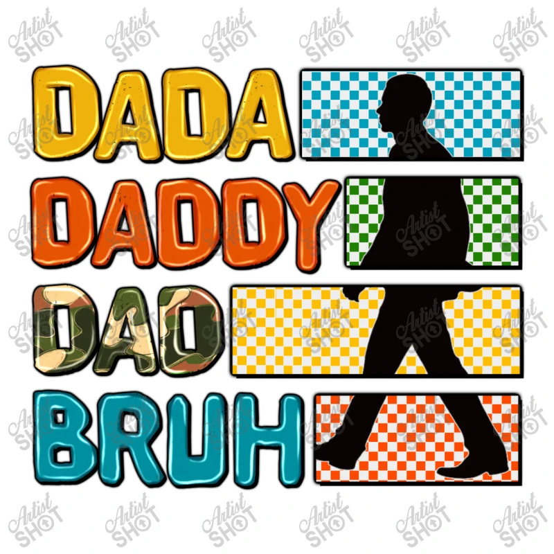 Dada Daddy Dad Bruh Youth Sweatshirt 7 Dada Daddy Dad Bruh Youth Sweatshirt - Image 5