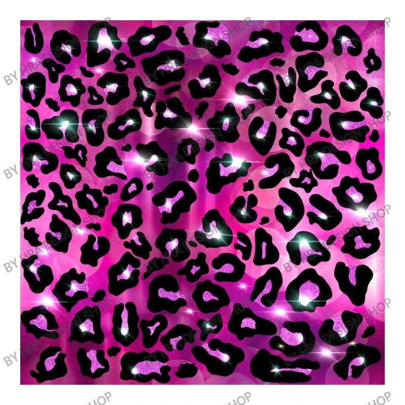 Western Glitter Colorful Pink Leopard Pattern Toddler T-shirt 5 Western Glitter Colorful Pink Leopard Pattern Toddler T-shirt - Image 3