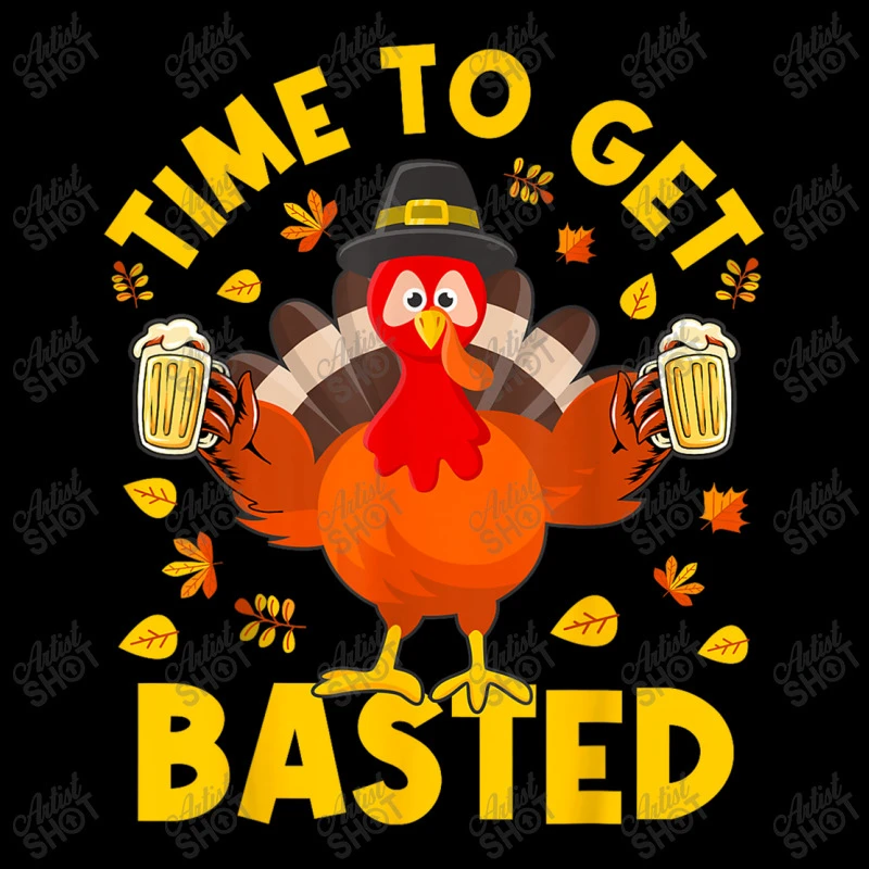 Time To Get Basted Turkey Youth Hoodie 7 Time To Get Basted Turkey Youth Hoodie - Image 5