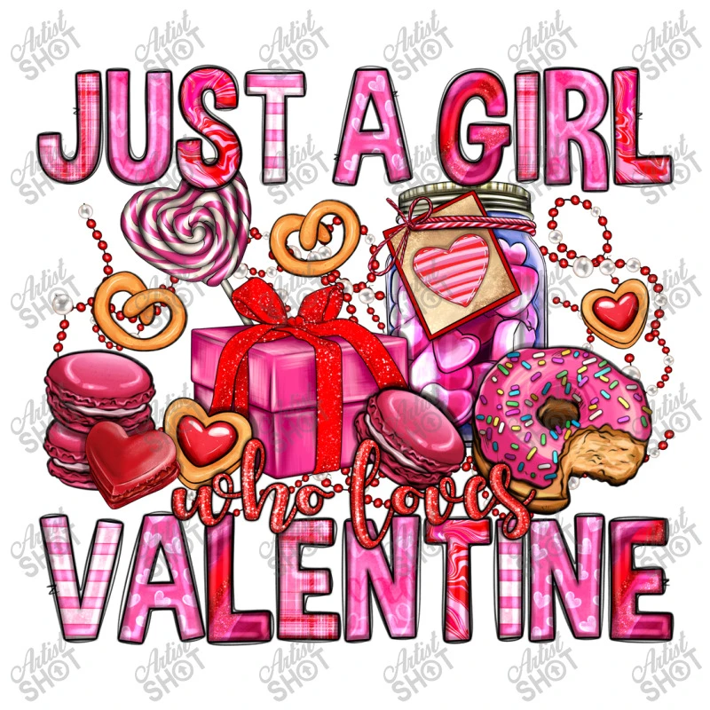 Just A Girl Who Loves Valentine Youth Hoodie 7 Just A Girl Who Loves Valentine Youth Hoodie - Image 5