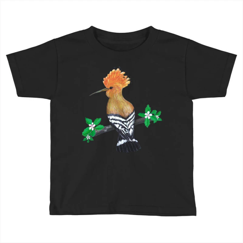 Hoopoe Bird Toddler T-shirt 3 Hoopoe Bird Toddler T-shirt