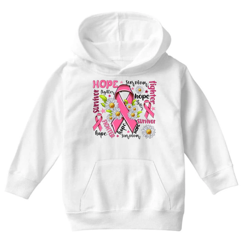 Breast Cancer Youth Hoodie 5 Breast Cancer Youth Hoodie - Image 3