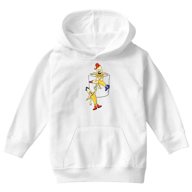 Banana On The Pocket Sublimation Youth Hoodie 5 Banana On The Pocket Sublimation Youth Hoodie - Image 3
