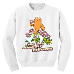 Yess, I Can Buy Myself Flowers Sublimation Youth Sweatshirt -Kids Tshirts Zone pd.2526239464.52.25084832.s3.1 front white ffffff none x0y0 169 800x800 1