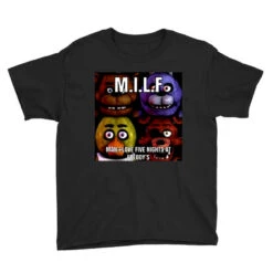 MILF Man I Love Five Nights At Freddys Youth Tee -Kids Tshirts Zone pd.2526252061.37.25085909.s3.1 front black ffffff none x0y11.5 129 800x800 1