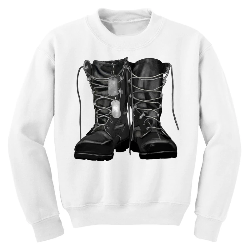 Soldier Boots Youth Sweatshirt 5 Soldier Boots Youth Sweatshirt - Image 3