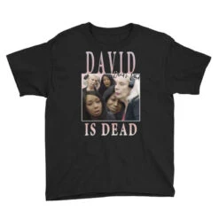 David Is Dead Meme Homage Youth Tee -Kids Tshirts Zone pd.2526270401.37.25086006.s3.1 front black ffffff none x10.5ym0.5 108 800x800 1