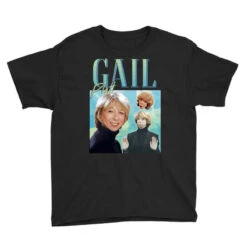 Gail Platt Homage Youth Tee -Kids Tshirts Zone pd.2526271417.37.25086022.s3.1 front black ffffff none x6.5y0 116 800x800 1