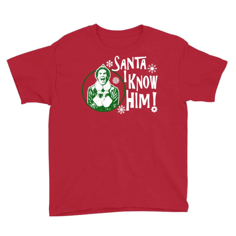 Santa I Know Him Youth Tee 5 Santa I Know Him Youth Tee - Image 3