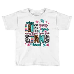 When Life Gives You More Than You Can Stand Kneel Toddler T-shirt