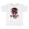 Spooky Vibes Afro Messy Bun Toddler T-shirt -Kids Tshirts Zone pd.2526331573.58.25057518.s3.1 front white ffffff none x6.5y0 122 800x800 1