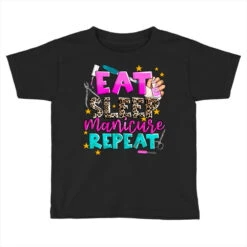 Eat Sleep Manicure Repeat Toddler T-shirt