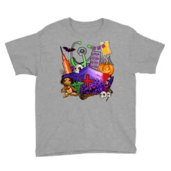 Zombie Nurse Halloween Youth Tee 9 Zombie Nurse Halloween Youth Tee -Kids Tshirts Zone pd.2526418211.37.25086140.s3.1 front heather grey ffffff none x0y0 129 800x800 1