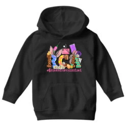 Easter Rca Resident Care Assistant Youth Hoodie 9 Easter Rca Resident Care Assistant Youth Hoodie -Kids Tshirts Zone pd.2526450187.53.25085991.s3.1 front black ffffff none x0y0 113 800x800 1