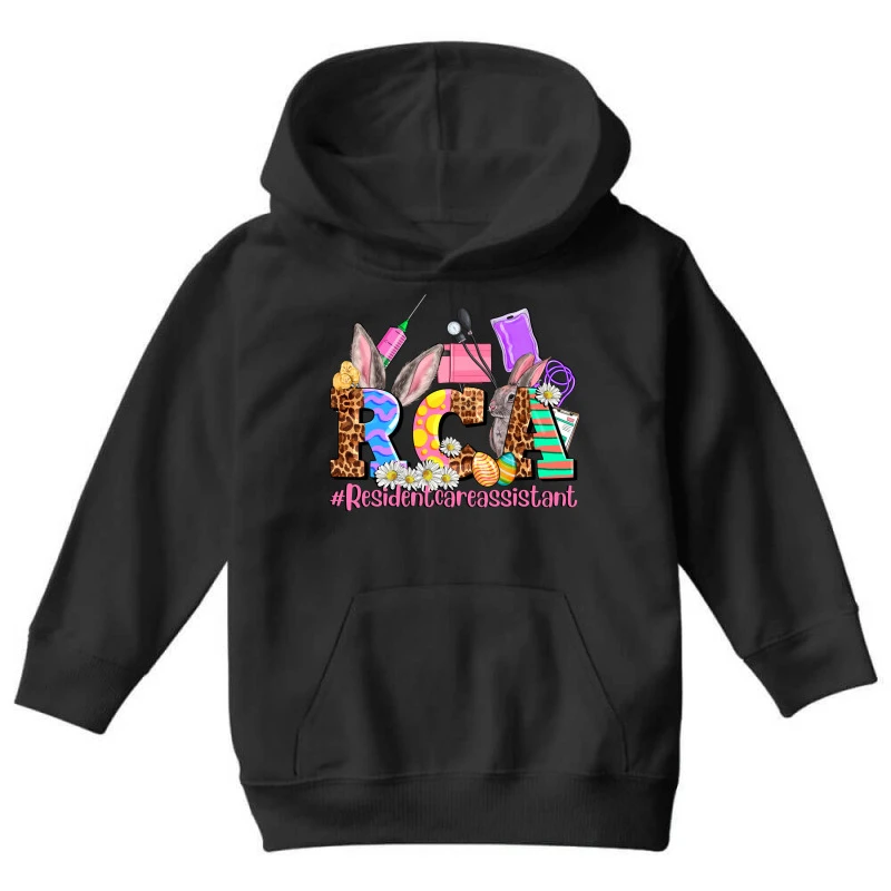 Easter Rca Resident Care Assistant Youth Hoodie 5 Easter Rca Resident Care Assistant Youth Hoodie - Image 3