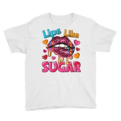Lips Like Sugar Youth Tee -Kids Tshirts Zone pd.2526495329.37.25091847.s3.1 front white ffffff none x0y0 129 800x800 1