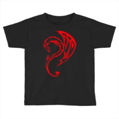 Dragon, Dragons, Tattoo, Red Toddler T-shirt