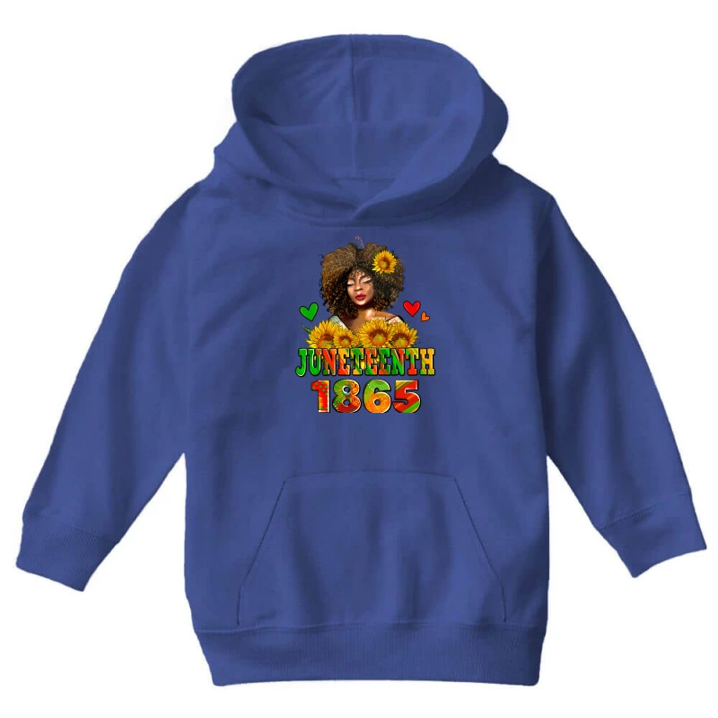 Afro Woman Juneteenth 1865 Youth Hoodie 5 Afro Woman Juneteenth 1865 Youth Hoodie - Image 3