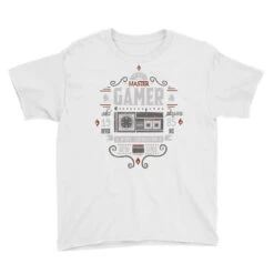 Retro Gaming Master 8 Bit Cartridge Gamer Youth Tee -Kids Tshirts Zone pd.2526611861.37.25068473.s3.1 front white ffffff none x0y0 129 800x800 1