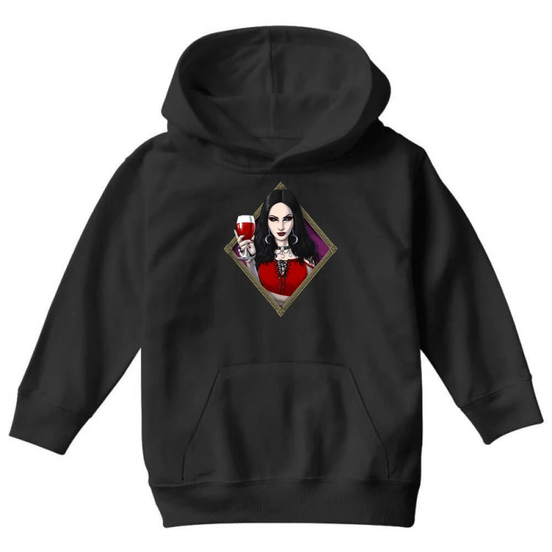Goth Alien Witch Youth Hoodie 5 Goth Alien Witch Youth Hoodie - Image 3