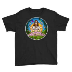 Hippie Yoga Youth Tee -Kids Tshirts Zone pd.2526645045.37.25080499.s3.1 front black ffffff none x0y0 129 800x800 1