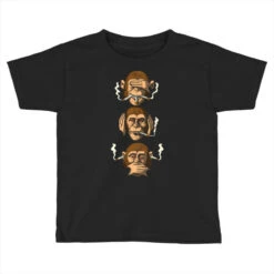 Three Stoned Wise Monkeys Toddler T-shirt