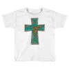 Western Cross With Leopard And Tooled Leather Toddler T-shirt -Kids Tshirts Zone pd.2526684270.58.25095108.s3.1 front white ffffff none x9y0 117 800x800 1