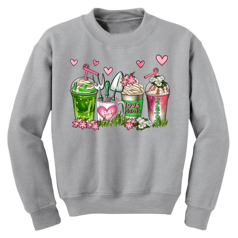 Botanic Coffee Cups Youth Sweatshirt 5 Botanic Coffee Cups Youth Sweatshirt - Image 3
