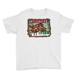 Christmas On The Farm Youth Tee 9 Christmas On The Farm Youth Tee -Kids Tshirts Zone pd.2526699030.37.25095231.s3.1 front white ffffff none x0y0 129 800x800 1
