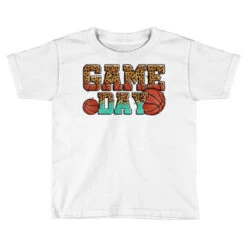 Western Glitter Game Day Basketball Toddler T-shirt
