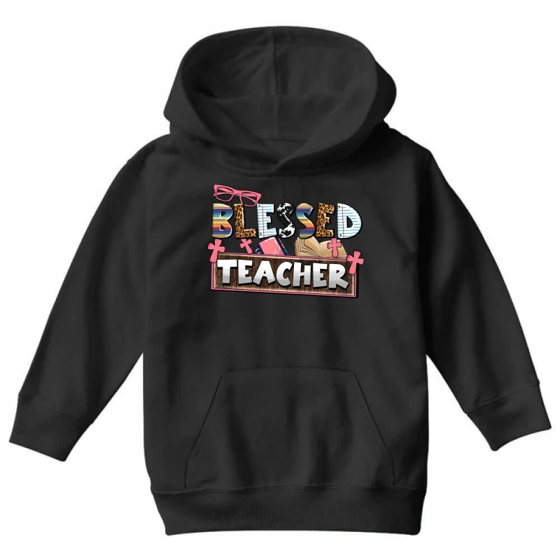 Blessed Teacher Youth Hoodie 5 Blessed Teacher Youth Hoodie - Image 3