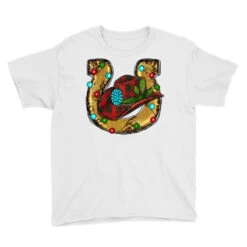 Christmas Horseshoe Youth Tee -Kids Tshirts Zone pd.2526804332.37.25097250.s3.1 front white ffffff none x0y0 129 800x800 1