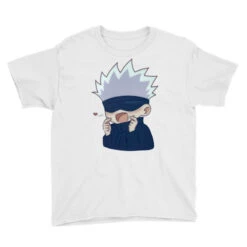 Chibi Gojo Loves Youth Tee -Kids Tshirts Zone pd.2526830789.37.25098400.s3.1 front white ffffff none x7ym0.5 115 800x800 1