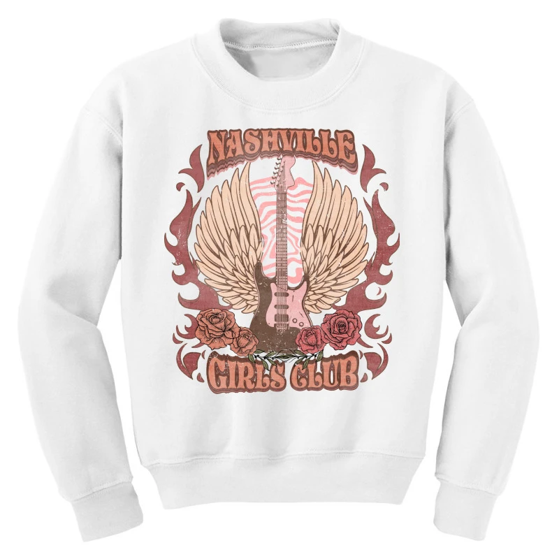 Nashville Girls Club Sublimation Youth Sweatshirt 5 Nashville Girls Club Sublimation Youth Sweatshirt - Image 3