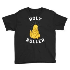 Pangolin Holy Roller Youth Tee -Kids Tshirts Zone pd.2526853842.37.25076755.s3.1 front black ffffff none x10y0 109 800x800 1