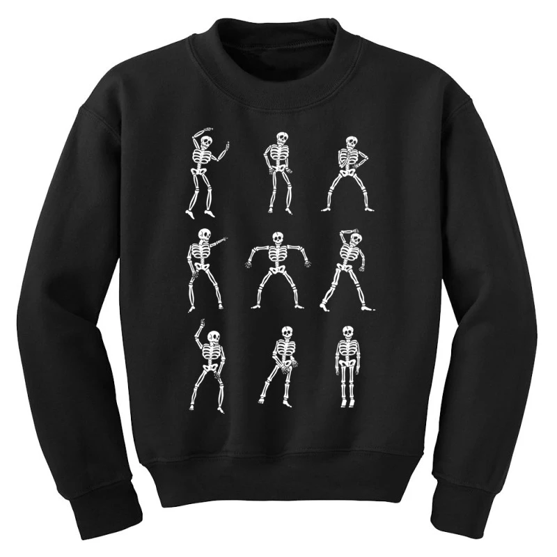 Skeleton Dancing Youth Sweatshirt 5 Skeleton Dancing Youth Sweatshirt - Image 3