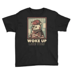 Modern Cat Youth Tee -Kids Tshirts Zone pd.2526915819.37.25074058.s3.1 front black ffffff none x11.5y0 106 800x800 1