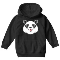 Panda Love Youth Hoodie 9 Panda Love Youth Hoodie -Kids Tshirts Zone pd.2526930055.53.25080528.s3.1 front black ffffff none x3y0 107 800x800 1