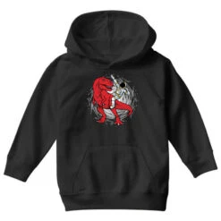 Dinosaur Astronaut Youth Hoodie -Kids Tshirts Zone pd.2526976157.53.25100715.s3.1 front black ffffff none x7y0 99 800x800 1